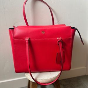 Structured Tory Burch laptop bag